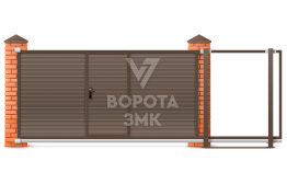 Ворота откатные 5500×2700 5,5 метров ЗМК-7980
