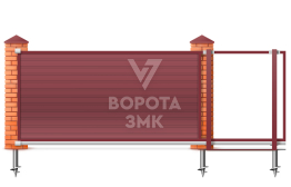 Ворота в гараж 3000×2500 ЗМК-7359