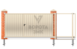 Откатные ворота Faac 2250×2800 ЗМК-7130