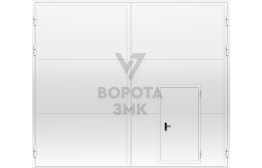 Ворота противопожарные 2500×4000 ЗМК-4802