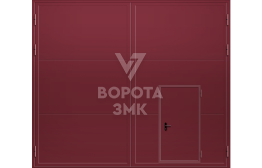 Промышленные противопожарные ворота 3500×3500 ЗМК-4737