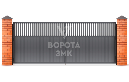 Распашные ворота 1500×3000 ЗМК-4691